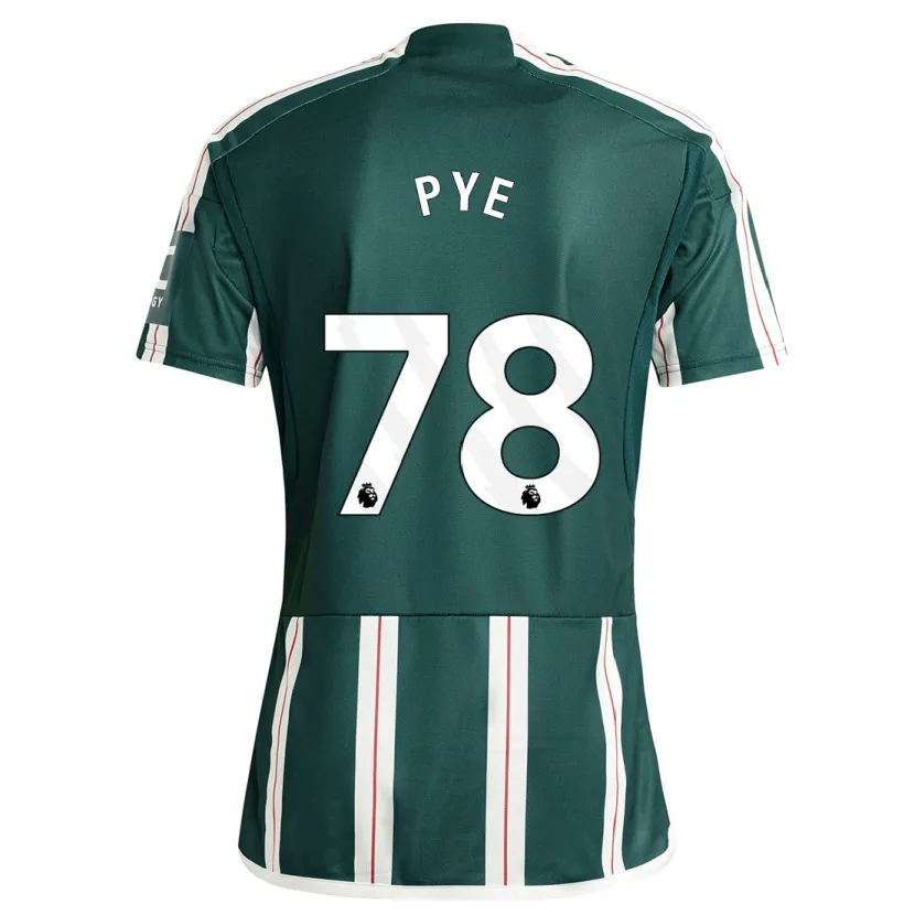 Danxen Hombre Camiseta Logan Pye #78 Verde Oscuro 2ª Equipación 2023/24 La Camisa