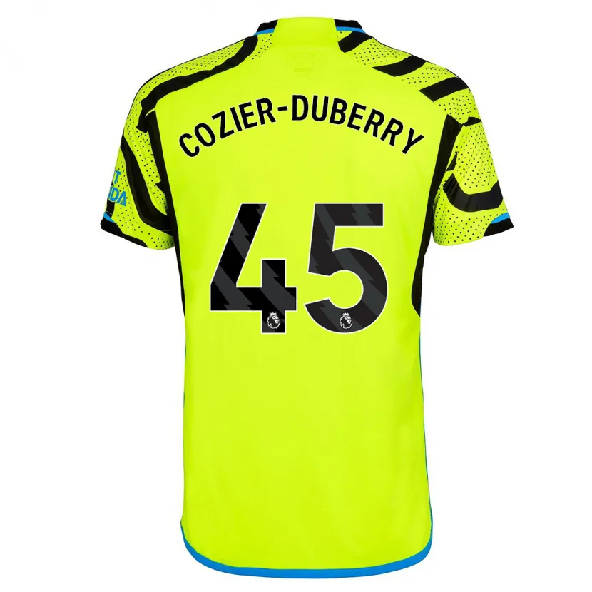 Danxen Hombre Camiseta Amario Cozier-Duberry #45 Amarillo 2ª Equipación 2023/24 La Camisa