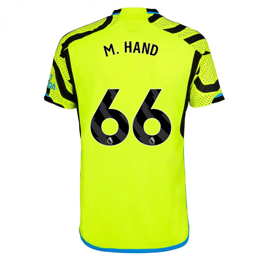 Danxen Hombre Camiseta Ismail Oulad M'hand #66 Amarillo 2ª Equipación 2023/24 La Camisa