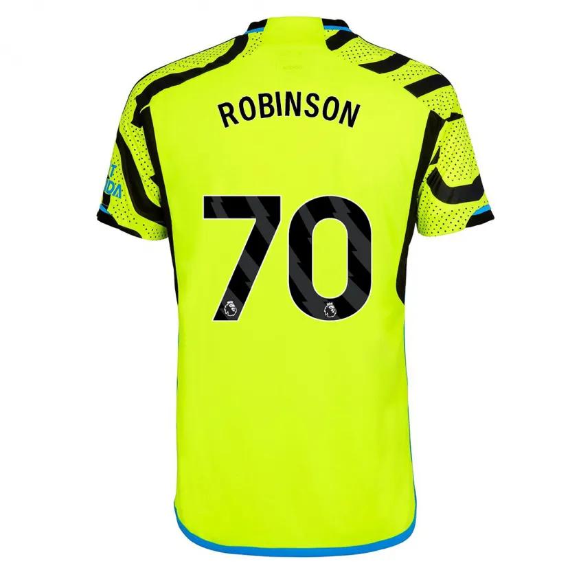 Danxen Hombre Camiseta Josh Robinson #70 Amarillo 2ª Equipación 2023/24 La Camisa