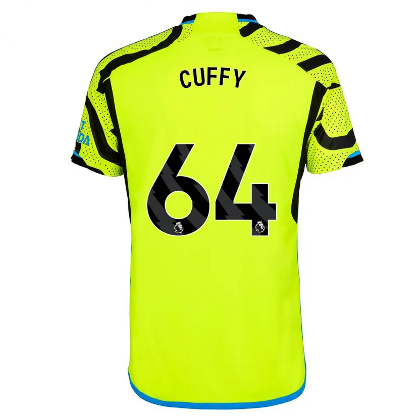 Danxen Hombre Camiseta Brooke Norton Cuffy #64 Amarillo 2ª Equipación 2023/24 La Camisa