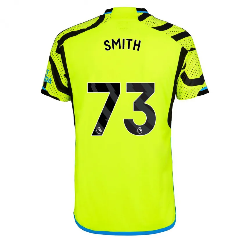 Danxen Hombre Camiseta Tom Smith #73 Amarillo 2ª Equipación 2023/24 La Camisa