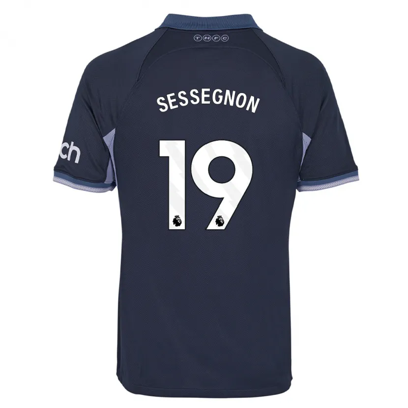 Danxen Hombre Camiseta Ryan Sessegnon #19 Azul Oscuro 2ª Equipación 2023/24 La Camisa