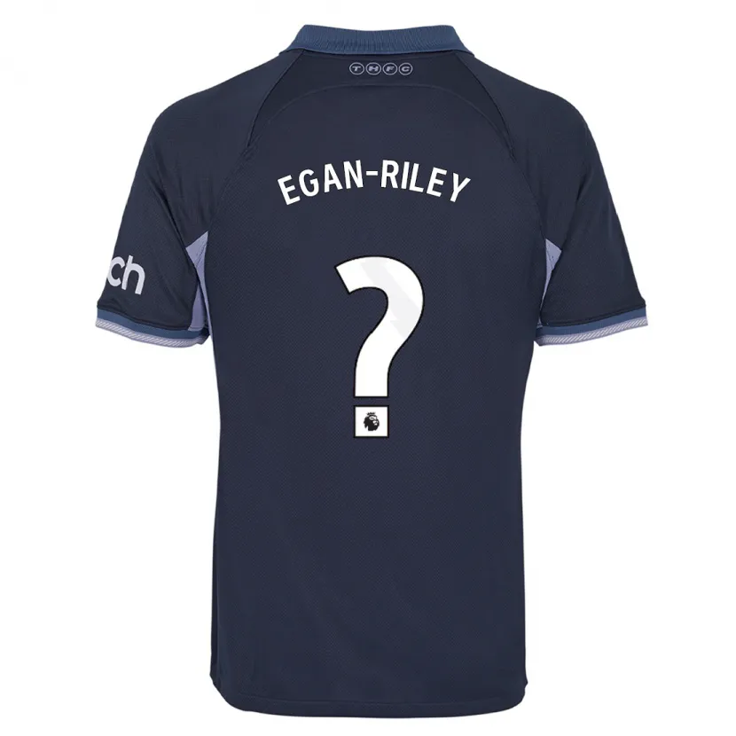 Danxen Hombre Camiseta Roman Egan-Riley #0 Azul Oscuro 2ª Equipación 2023/24 La Camisa