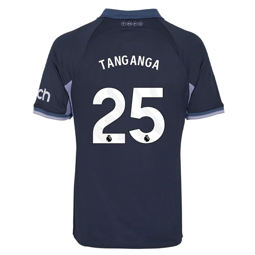 Danxen Hombre Camiseta Japhet Tanganga #25 Azul Oscuro 2ª Equipación 2023/24 La Camisa