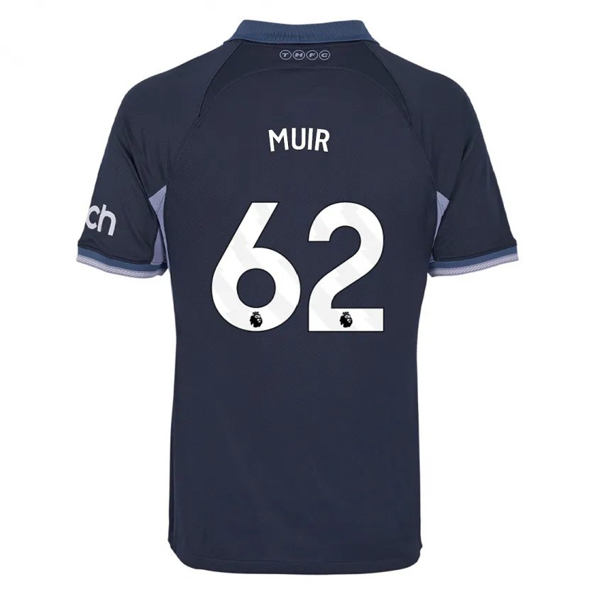 Danxen Hombre Camiseta Marqes Muir #62 Azul Oscuro 2ª Equipación 2023/24 La Camisa