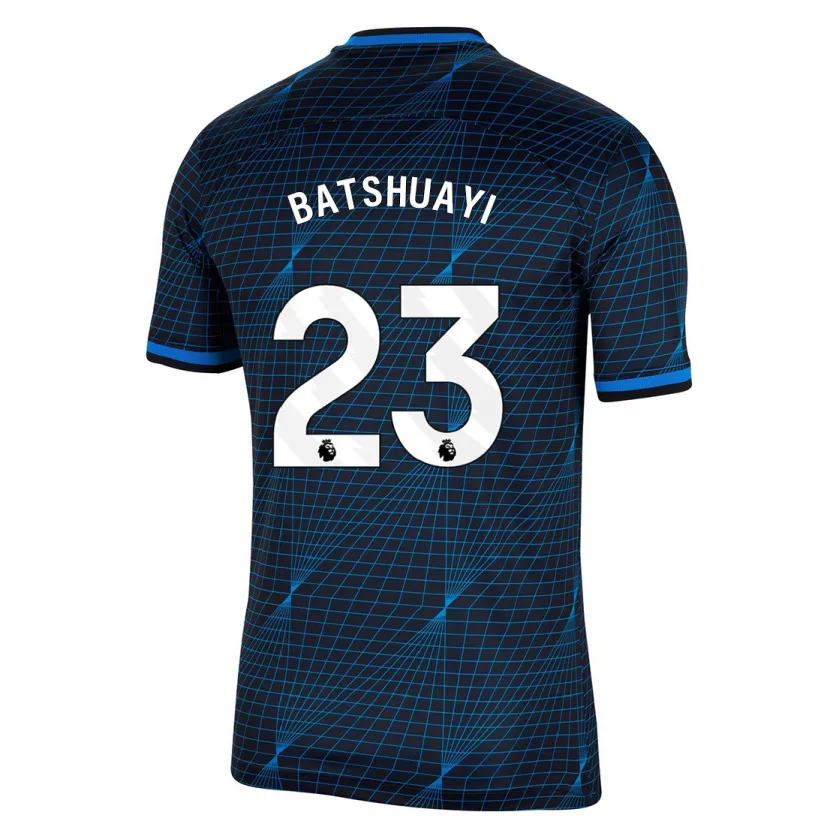 Danxen Hombre Camiseta Michy Batshuayi #23 Azul Oscuro 2ª Equipación 2023/24 La Camisa