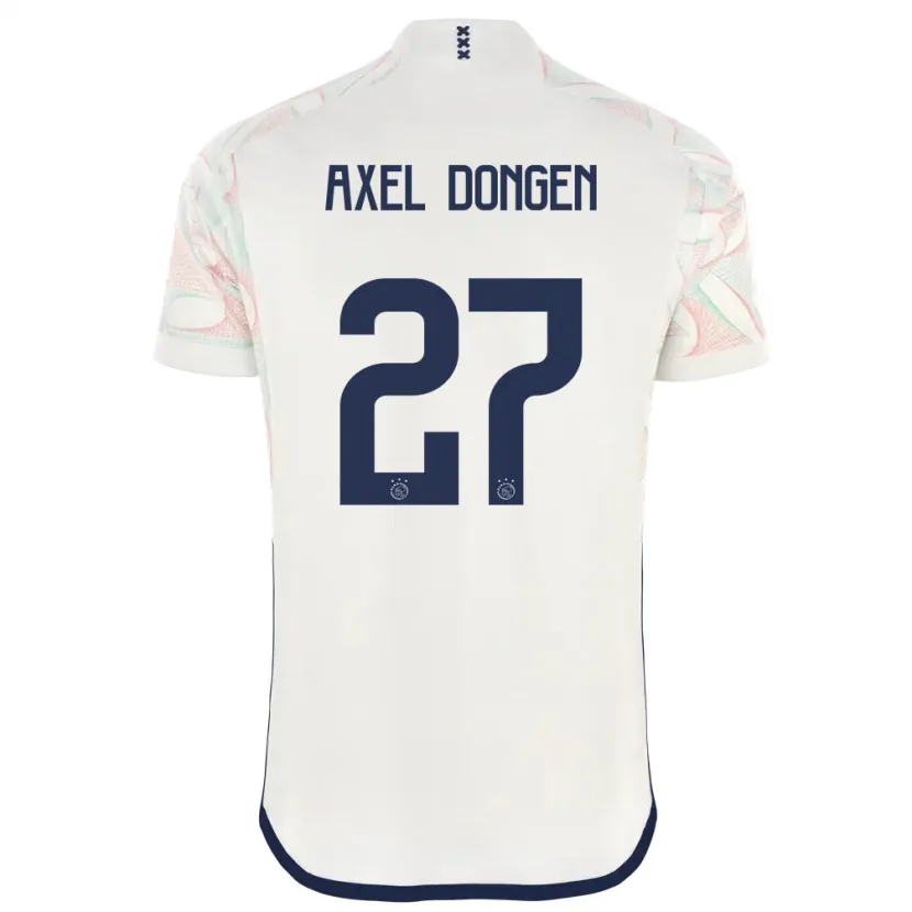 Danxen Hombre Camiseta Amourricho Van Axel Dongen #27 Blanco 2ª Equipación 2023/24 La Camisa