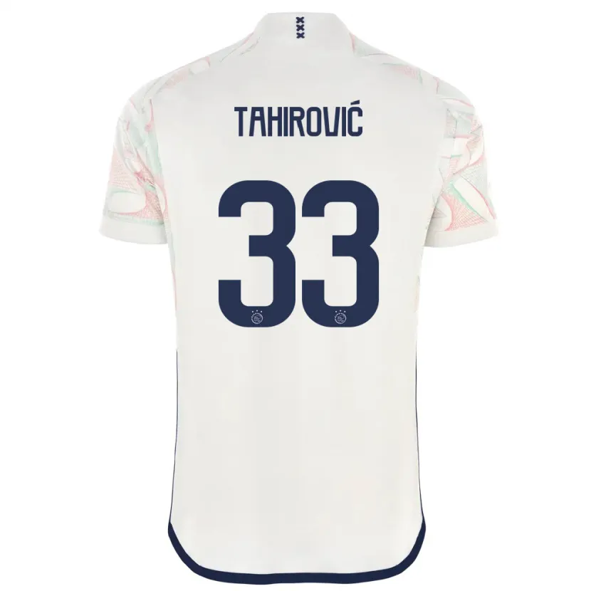 Danxen Hombre Camiseta Benjamin Tahirovic #33 Blanco 2ª Equipación 2023/24 La Camisa