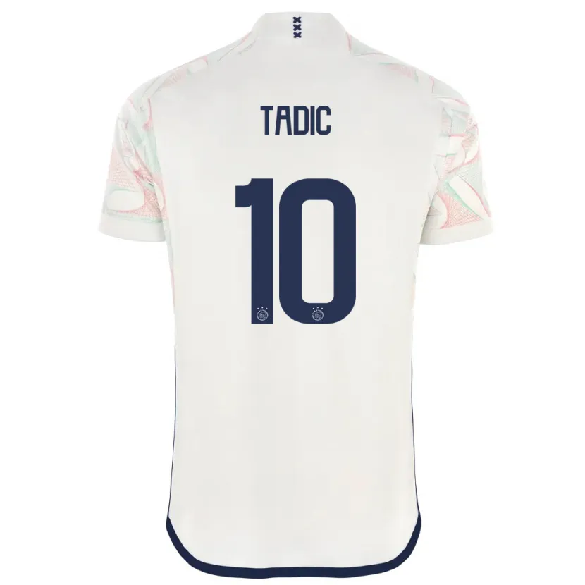 Danxen Hombre Camiseta Dusan Tadic #10 Blanco 2ª Equipación 2023/24 La Camisa