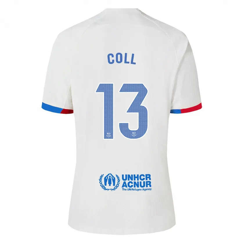 Danxen Hombre Camiseta Cata Coll #13 Blanco 2ª Equipación 2023/24 La Camisa