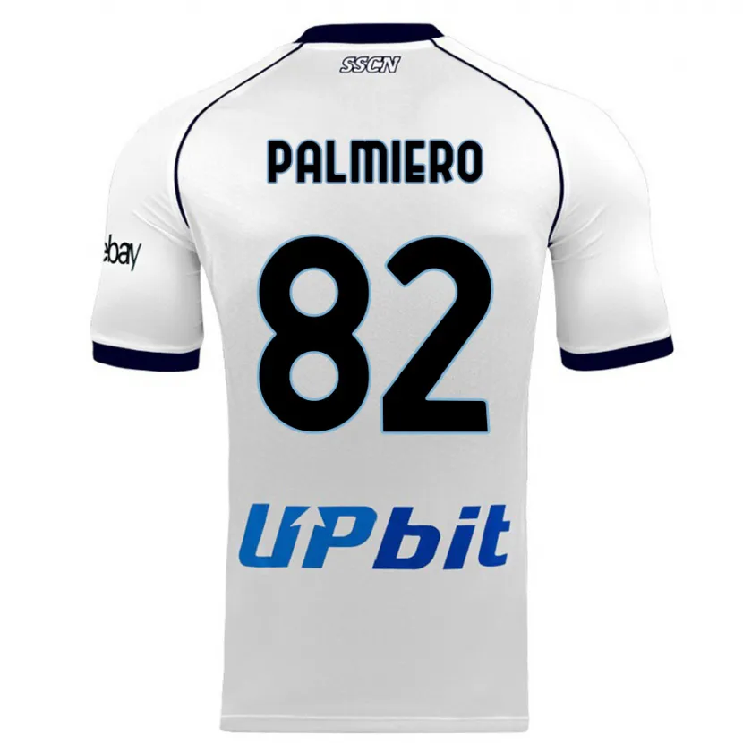 Danxen Hombre Camiseta Luca Palmiero #82 Blanco 2ª Equipación 2023/24 La Camisa