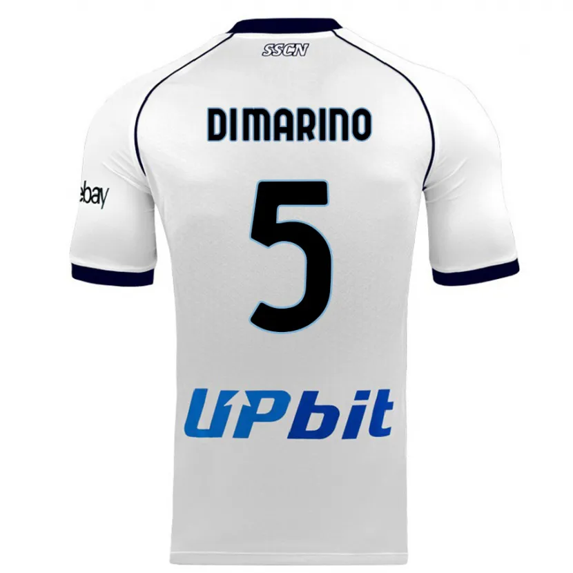 Danxen Hombre Camiseta Paola Di Marino #5 Blanco 2ª Equipación 2023/24 La Camisa