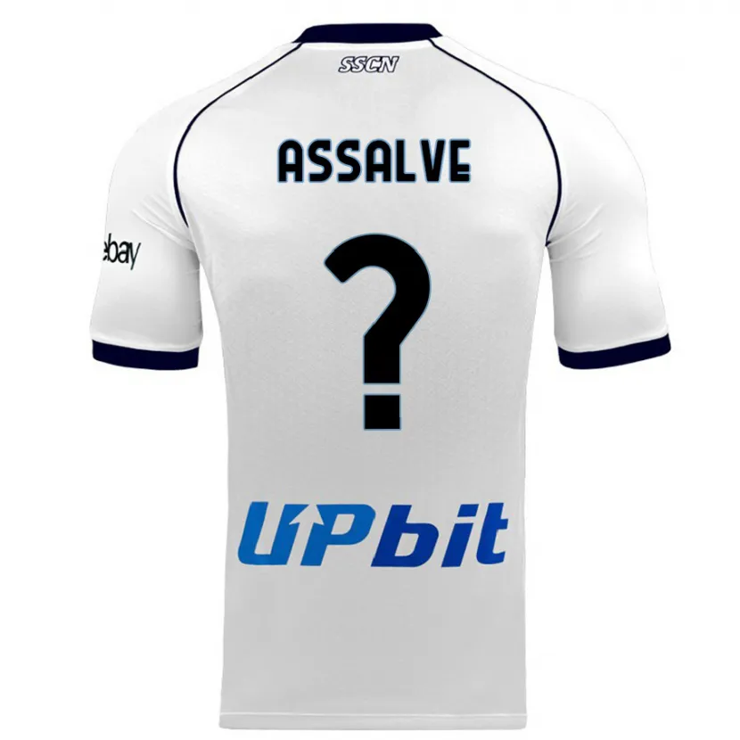 Danxen Hombre Camiseta Luca Assalve #0 Blanco 2ª Equipación 2023/24 La Camisa