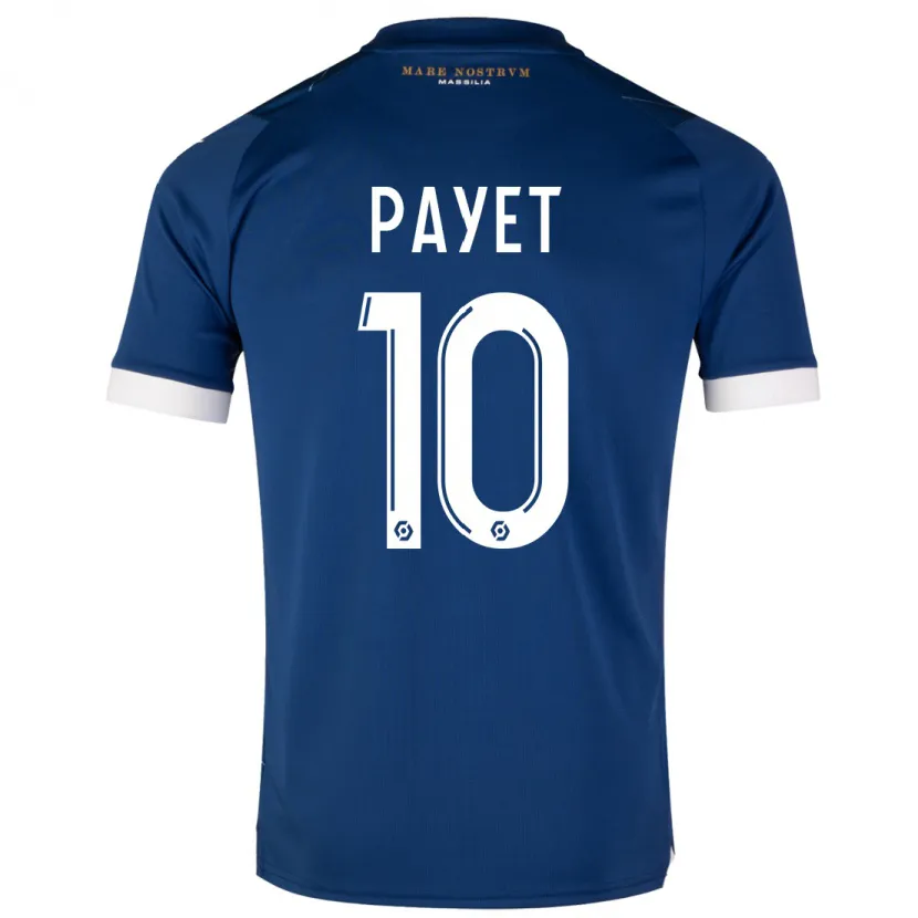 Danxen Hombre Camiseta Dimitri Payet #10 Azul Oscuro 2ª Equipación 2023/24 La Camisa