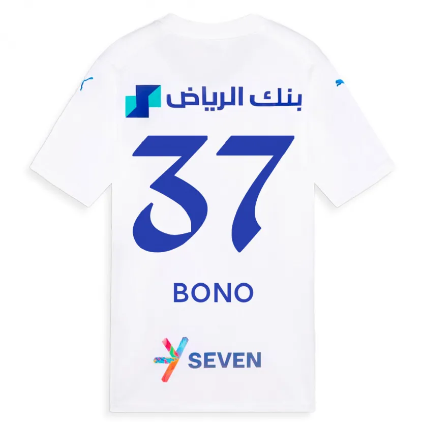 Danxen Hombre Camiseta Bono #37 Blanco 2ª Equipación 2023/24 La Camisa