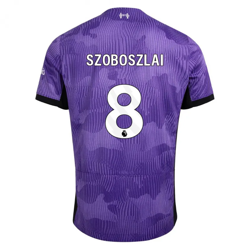 Danxen Hombre Camiseta Dominik Szoboszlai #8 Púrpura Equipación Tercera 2023/24 La Camisa