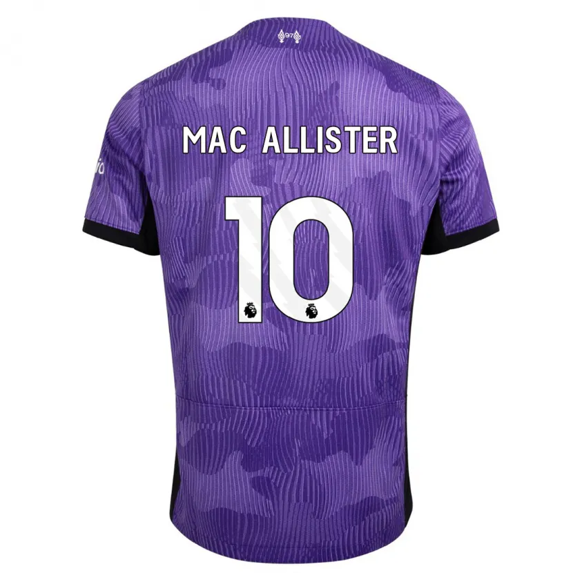 Danxen Hombre Camiseta Alexis Mac Allister #10 Púrpura Equipación Tercera 2023/24 La Camisa