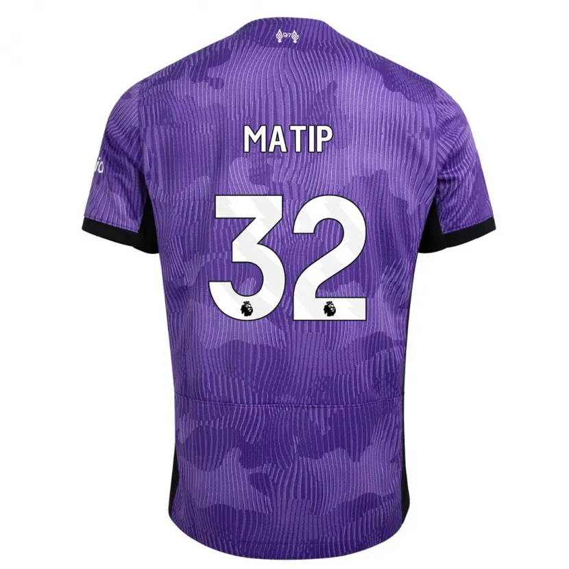 Danxen Hombre Camiseta Joel Matip #32 Púrpura Equipación Tercera 2023/24 La Camisa