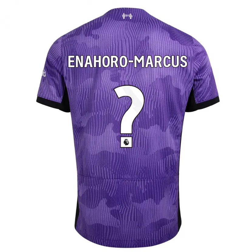 Danxen Hombre Camiseta Louis Enahoro-Marcus #0 Púrpura Equipación Tercera 2023/24 La Camisa