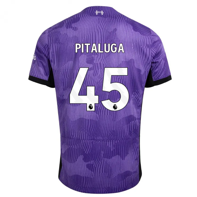 Danxen Hombre Camiseta Marcelo Pitaluga #45 Púrpura Equipación Tercera 2023/24 La Camisa