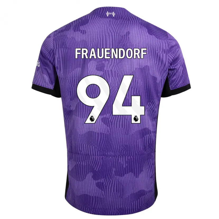 Danxen Hombre Camiseta Melkamu Frauendorf #94 Púrpura Equipación Tercera 2023/24 La Camisa