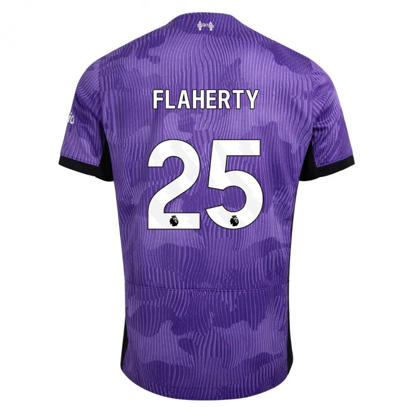 Danxen Hombre Camiseta Gilly Flaherty #25 Púrpura Equipación Tercera 2023/24 La Camisa