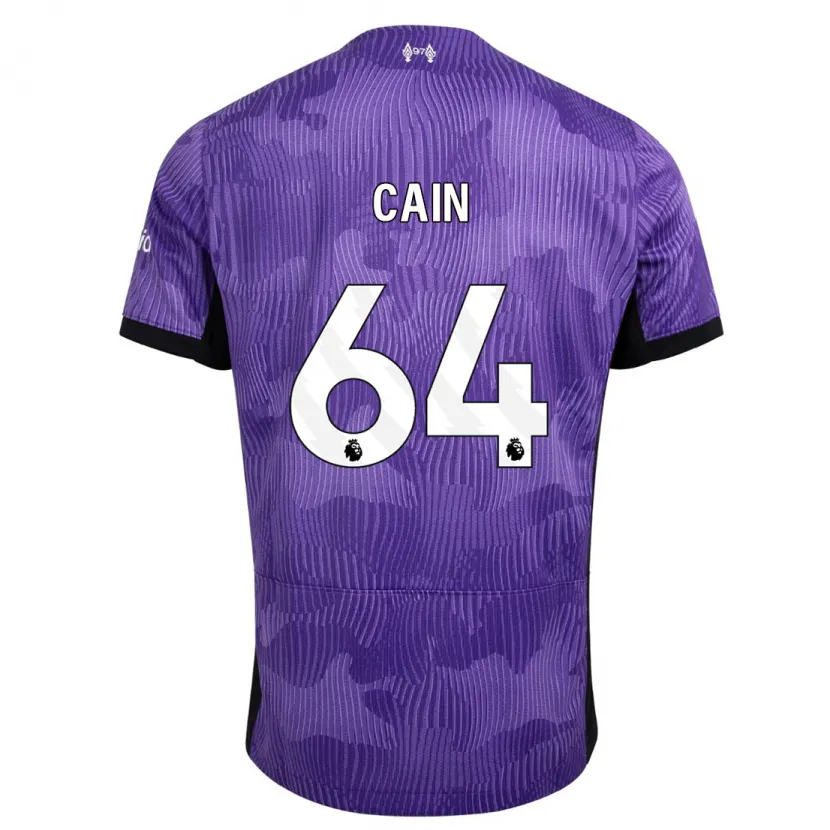 Danxen Hombre Camiseta Jake Cain #64 Púrpura Equipación Tercera 2023/24 La Camisa