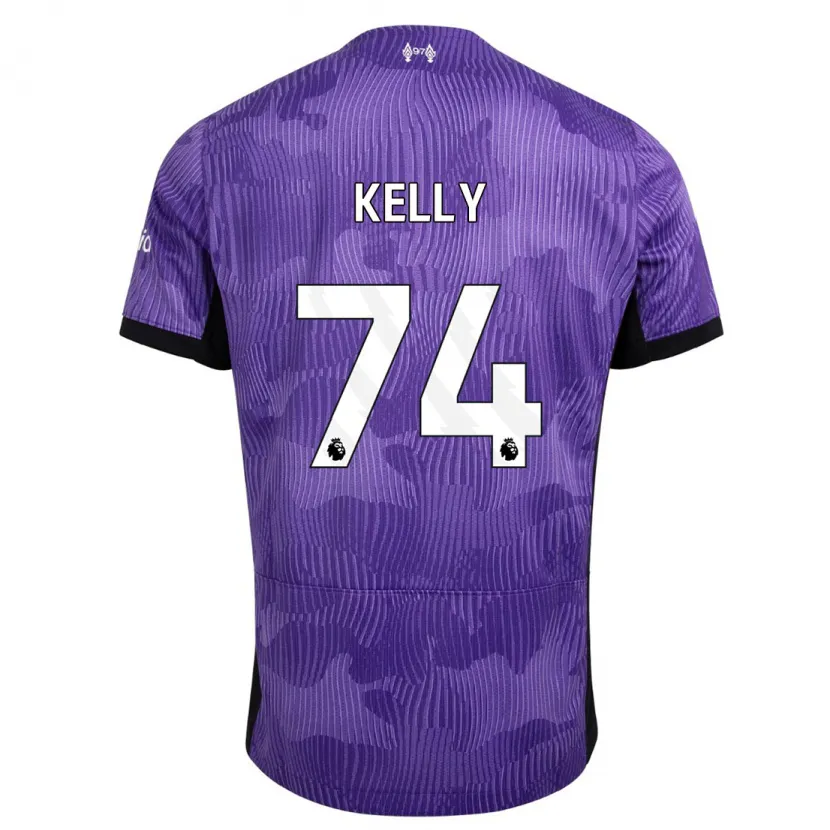 Danxen Hombre Camiseta Oscar Kelly #74 Púrpura Equipación Tercera 2023/24 La Camisa