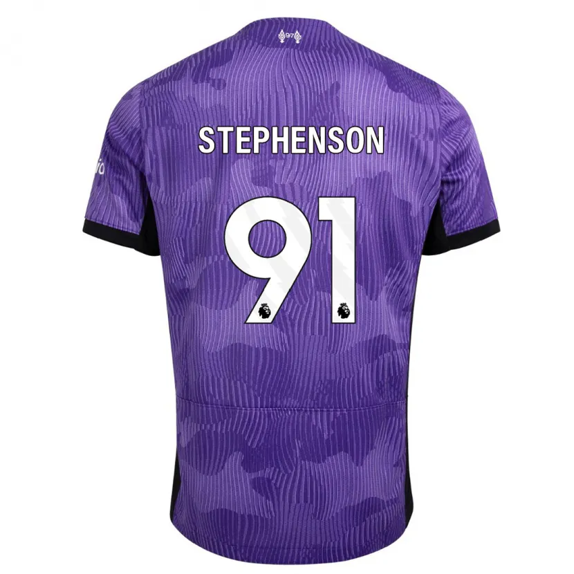 Danxen Hombre Camiseta Luca Stephenson #91 Púrpura Equipación Tercera 2023/24 La Camisa