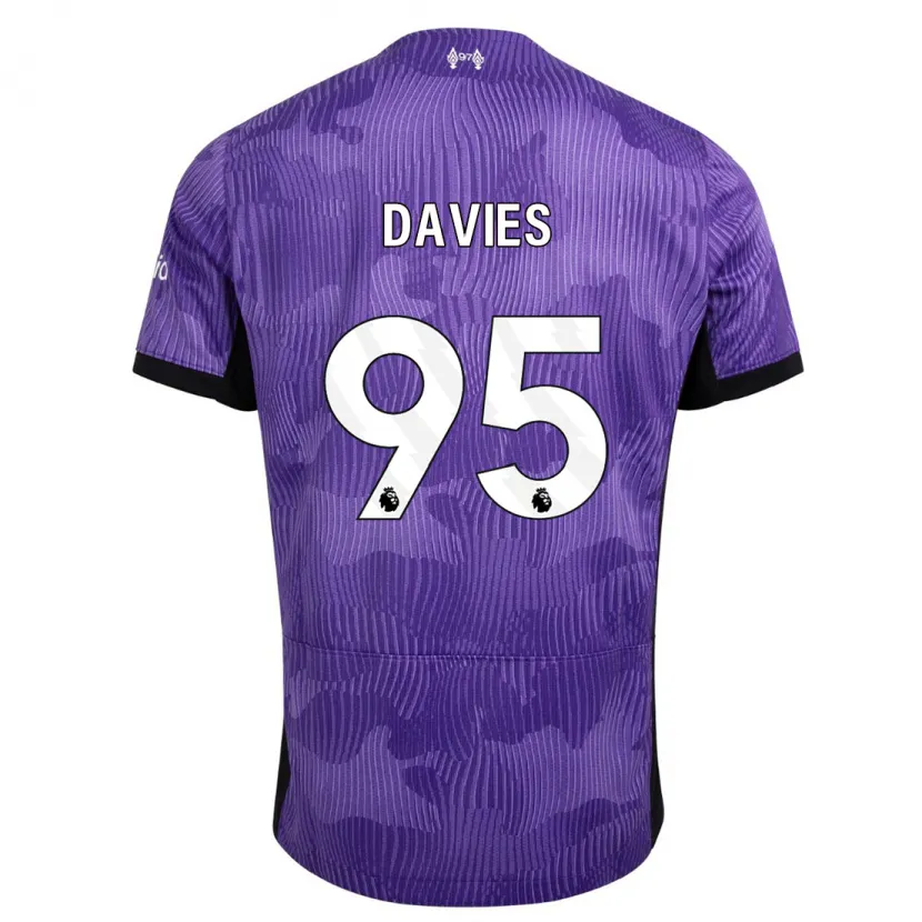 Danxen Hombre Camiseta Harvey Davies #95 Púrpura Equipación Tercera 2023/24 La Camisa