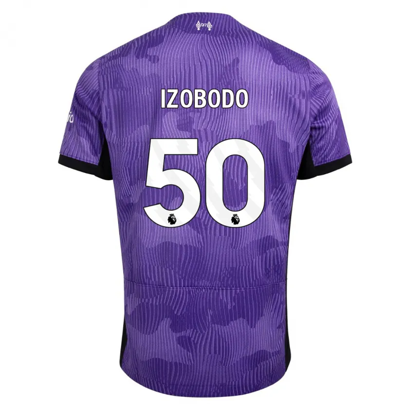 Danxen Hombre Camiseta Elijah Izobodo John #50 Púrpura Equipación Tercera 2023/24 La Camisa