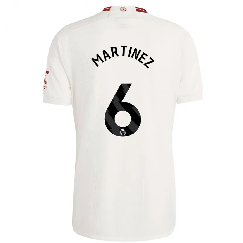 Danxen Hombre Camiseta Lisandro Martínez #6 Blanco Equipación Tercera 2023/24 La Camisa