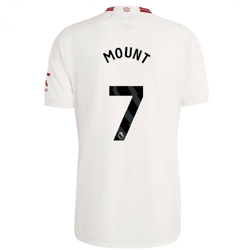 Danxen Hombre Camiseta Mason Mount #7 Blanco Equipación Tercera 2023/24 La Camisa