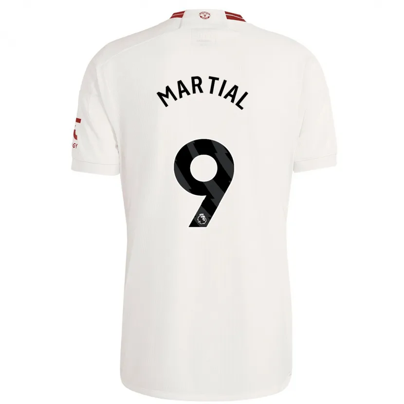 Danxen Hombre Camiseta Anthony Martial #9 Blanco Equipación Tercera 2023/24 La Camisa