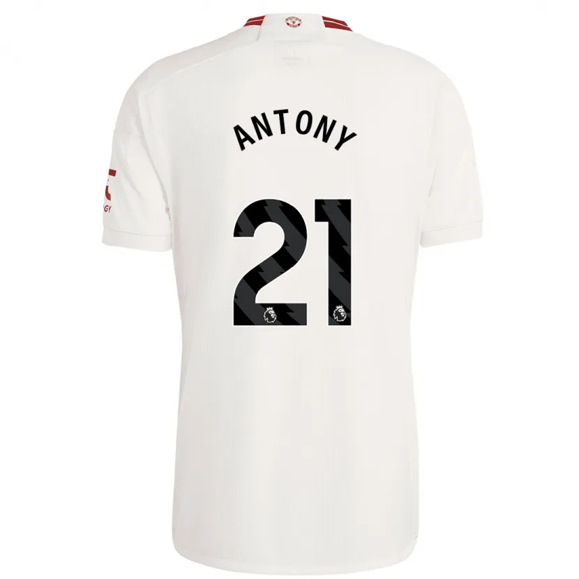 Danxen Hombre Camiseta Antony #21 Blanco Equipación Tercera 2023/24 La Camisa