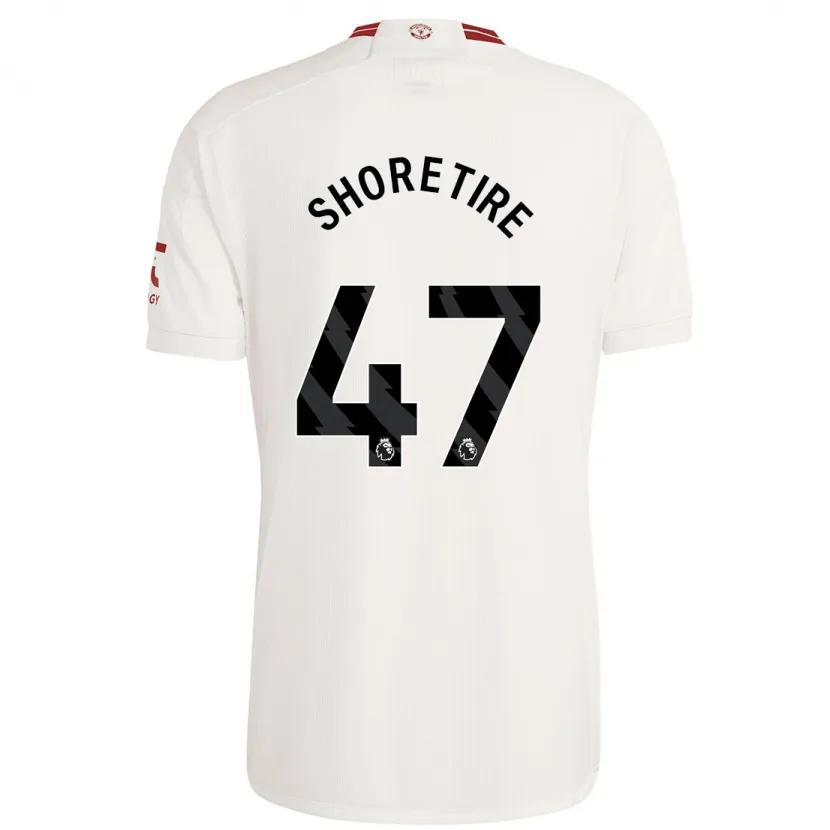 Danxen Hombre Camiseta Shola Shoretire #47 Blanco Equipación Tercera 2023/24 La Camisa