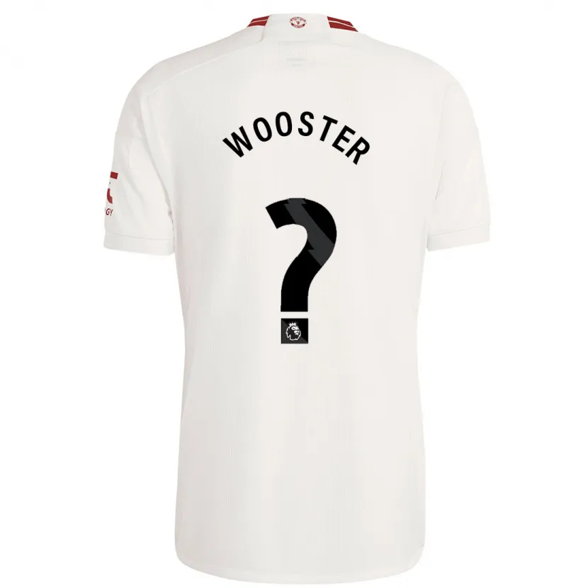 Danxen Hombre Camiseta Tom Wooster #0 Blanco Equipación Tercera 2023/24 La Camisa