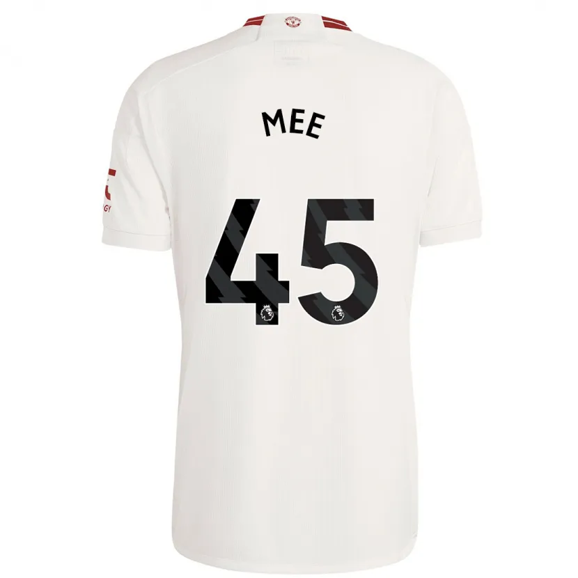 Danxen Hombre Camiseta Dermot Mee #45 Blanco Equipación Tercera 2023/24 La Camisa