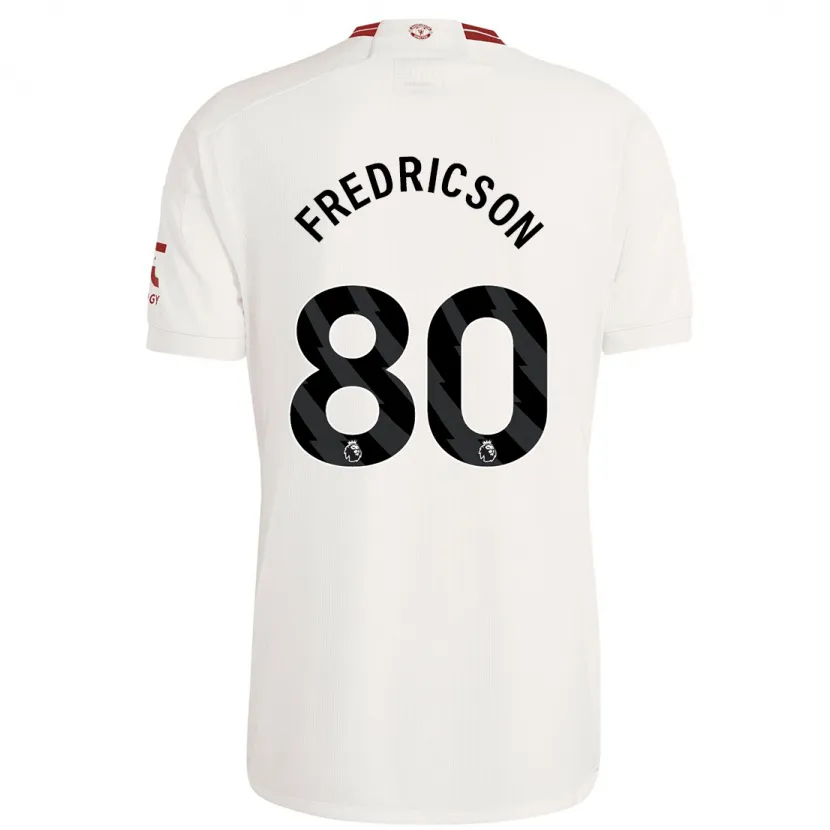 Danxen Hombre Camiseta Tyler Fredricson #80 Blanco Equipación Tercera 2023/24 La Camisa