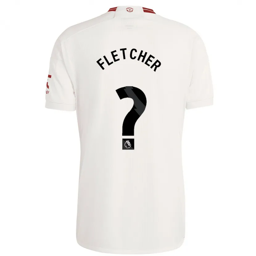 Danxen Hombre Camiseta Jack Fletcher #0 Blanco Equipación Tercera 2023/24 La Camisa