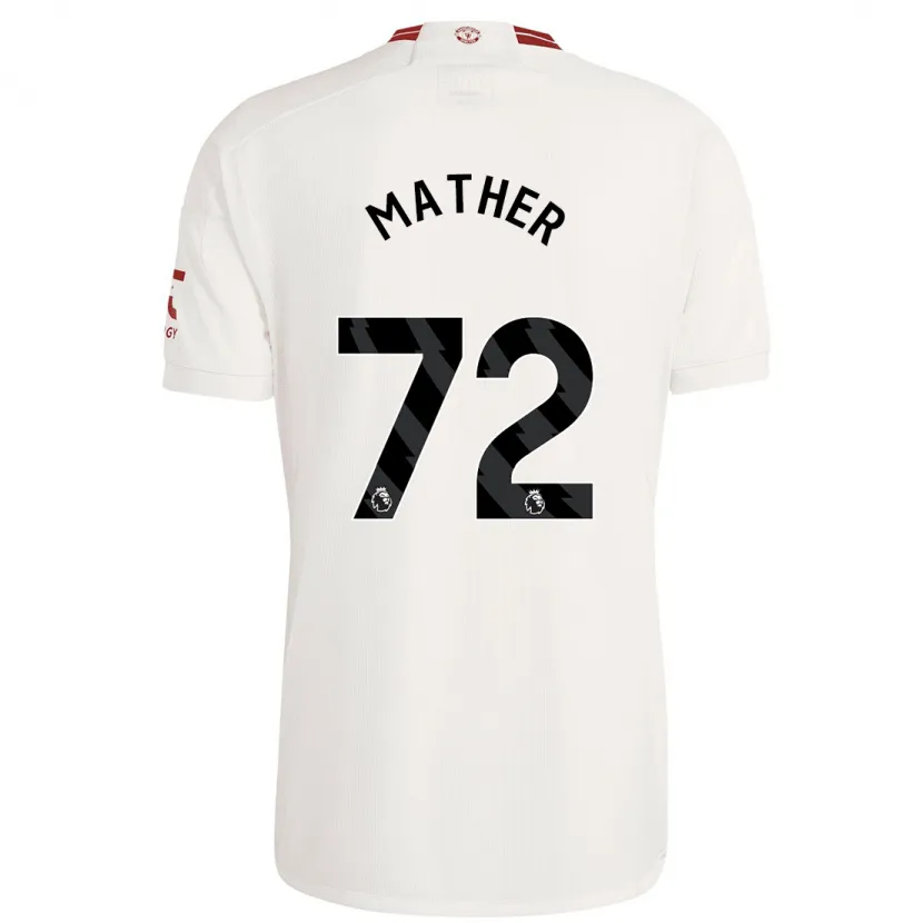 Danxen Hombre Camiseta Sam Mather #72 Blanco Equipación Tercera 2023/24 La Camisa