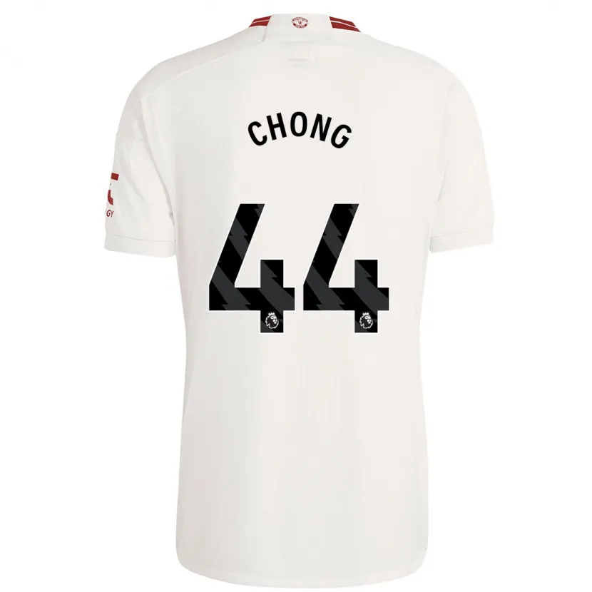 Danxen Hombre Camiseta Tahith Chong #44 Blanco Equipación Tercera 2023/24 La Camisa