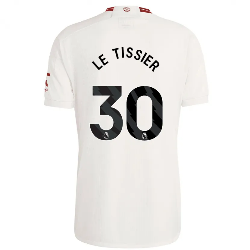 Danxen Hombre Camiseta Maya Le Tissier #30 Blanco Equipación Tercera 2023/24 La Camisa