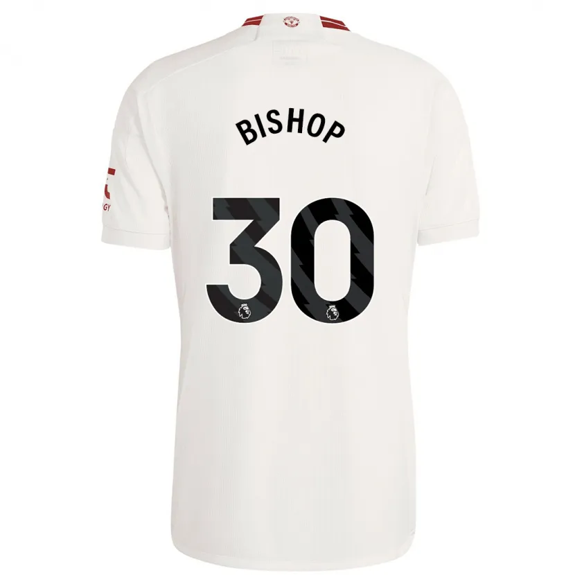 Danxen Hombre Camiseta Nathan Bishop #30 Blanco Equipación Tercera 2023/24 La Camisa