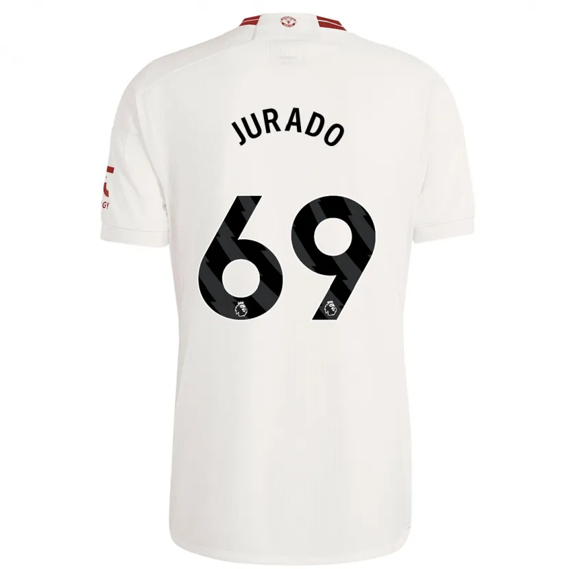 Danxen Hombre Camiseta Marc Jurado #69 Blanco Equipación Tercera 2023/24 La Camisa