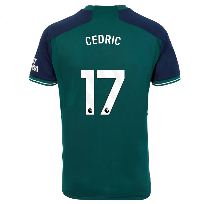 Danxen Hombre Camiseta Cédric Soares #17 Verde Equipación Tercera 2023/24 La Camisa