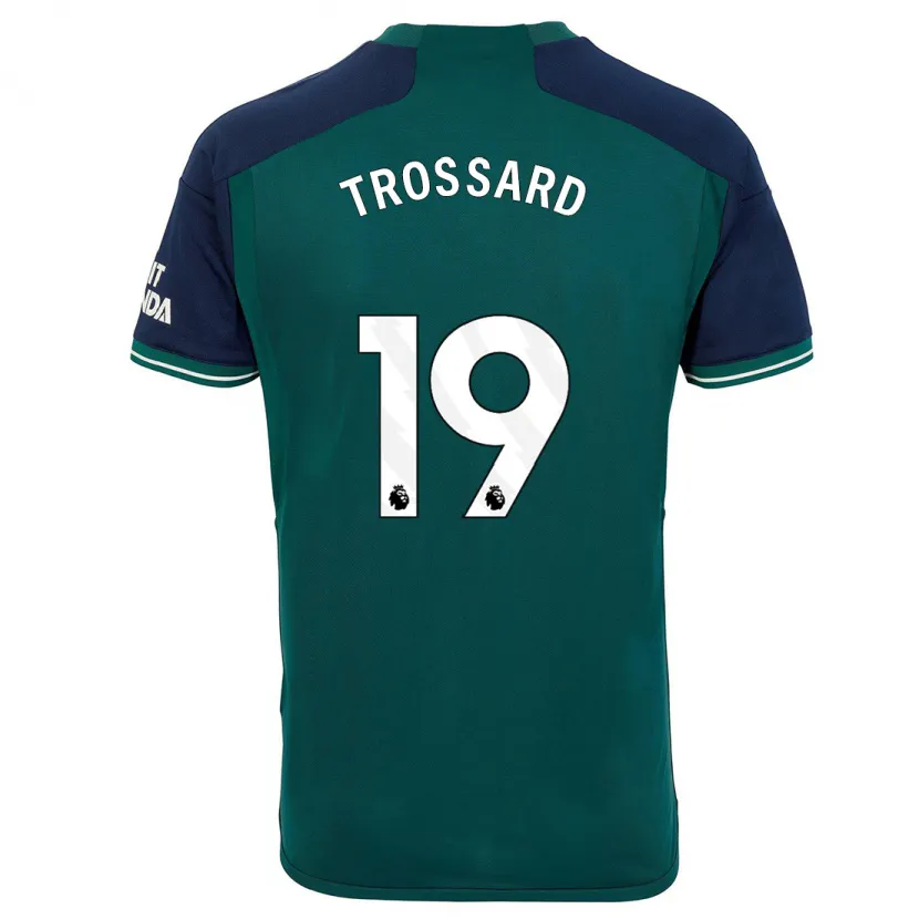 Danxen Hombre Camiseta Leandro Trossard #19 Verde Equipación Tercera 2023/24 La Camisa