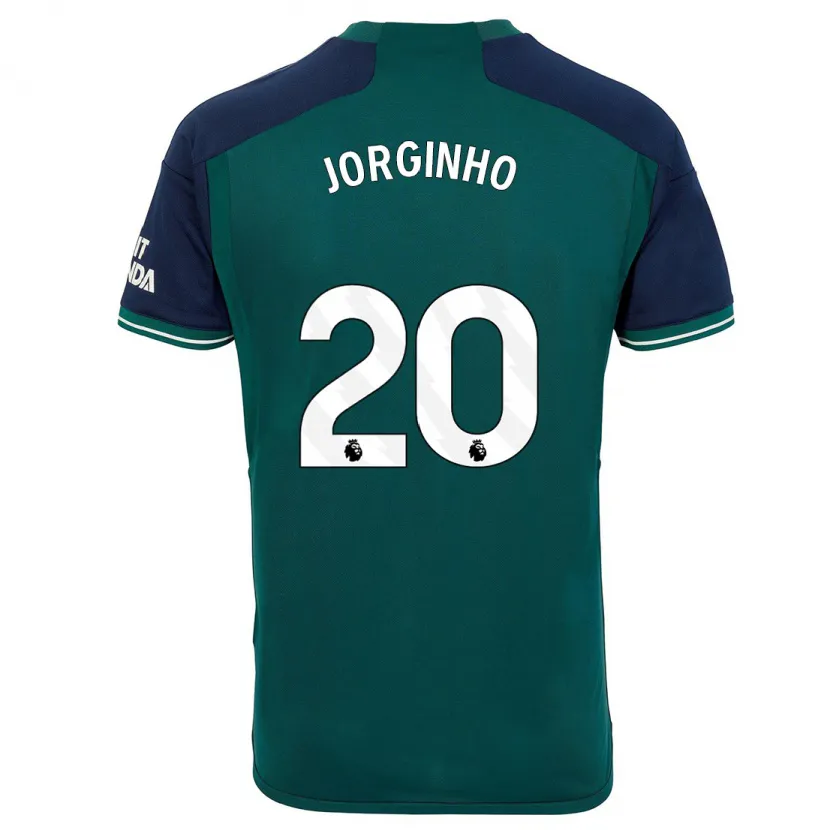 Danxen Hombre Camiseta Jorginho #20 Verde Equipación Tercera 2023/24 La Camisa