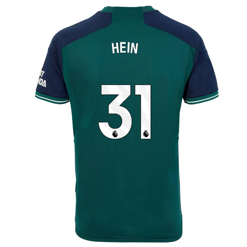 Danxen Hombre Camiseta Karl Hein #31 Verde Equipación Tercera 2023/24 La Camisa